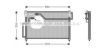 MAZDA GA7H61480A Condenser, air conditioning
